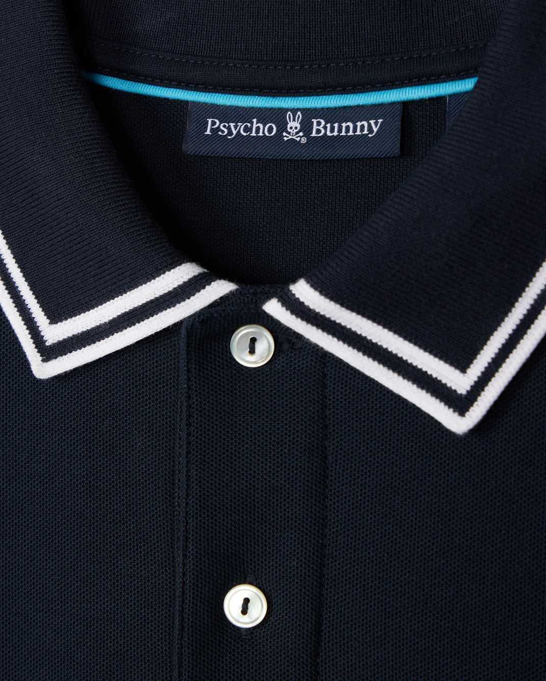 Polos Psycho Bunny Belton Pique Polo Bleu Marine Homme | IUL-21310410